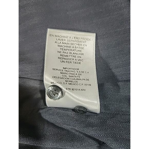 NWT Alex Cannon Sauvignon Long Sleeve Dress Shirt XL Midnight Grey MSRP $105 - Picture 9 of 10